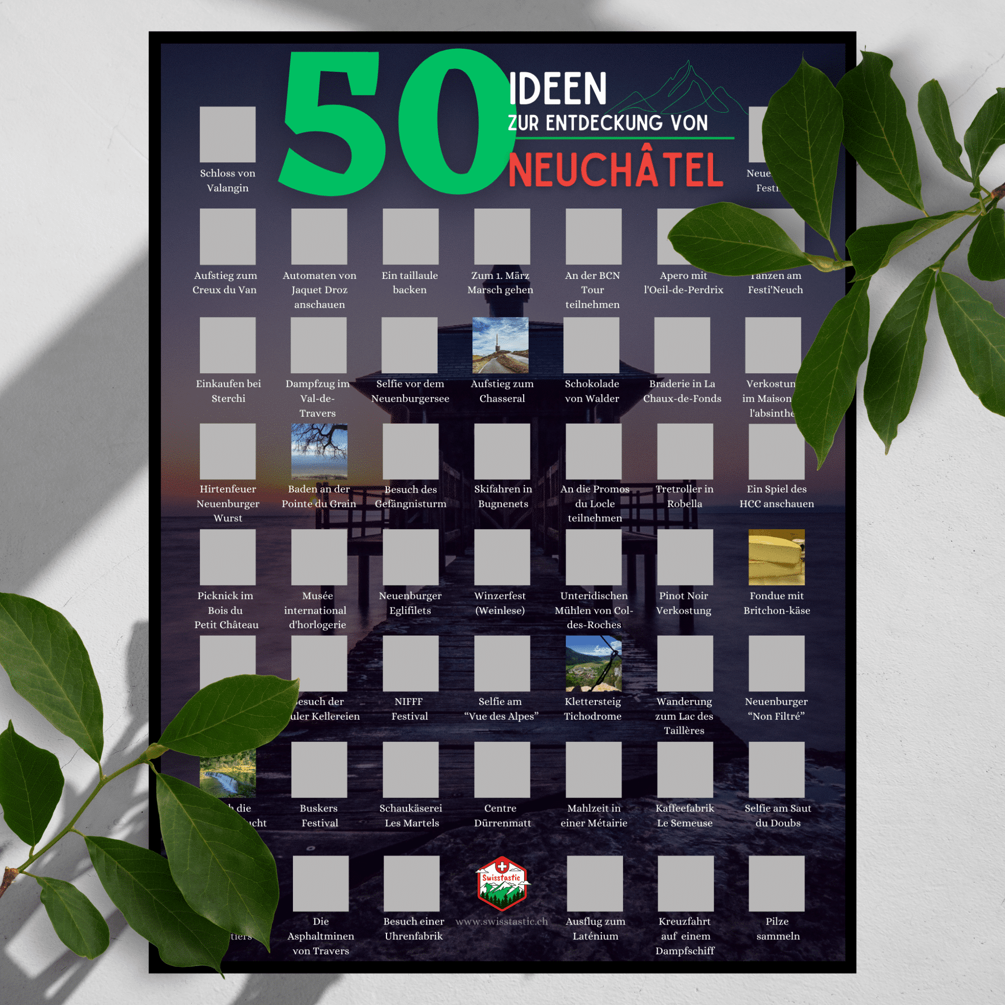 50 IDEEN in Neuchâtel - Rubbelplakat